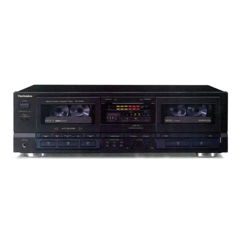 Technics RS-TR165 User manual