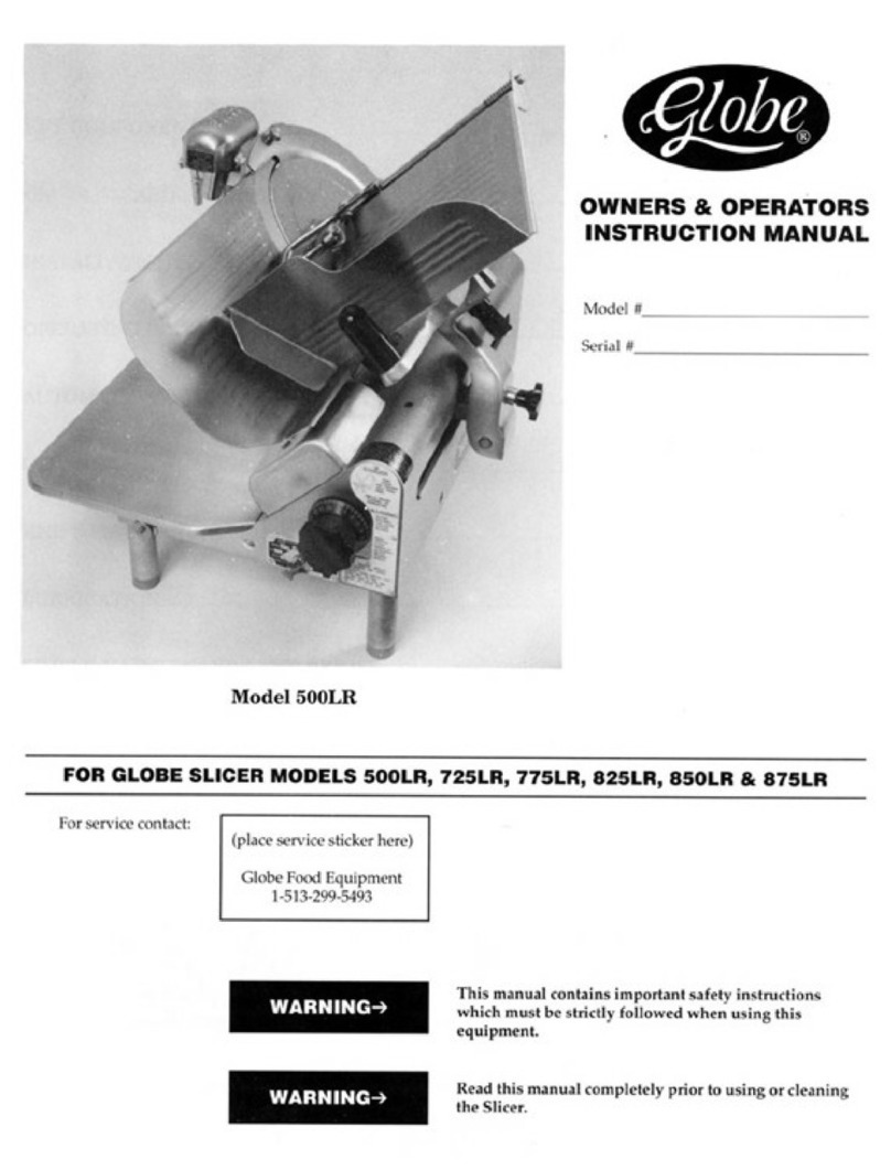 Globe 500LR User manual