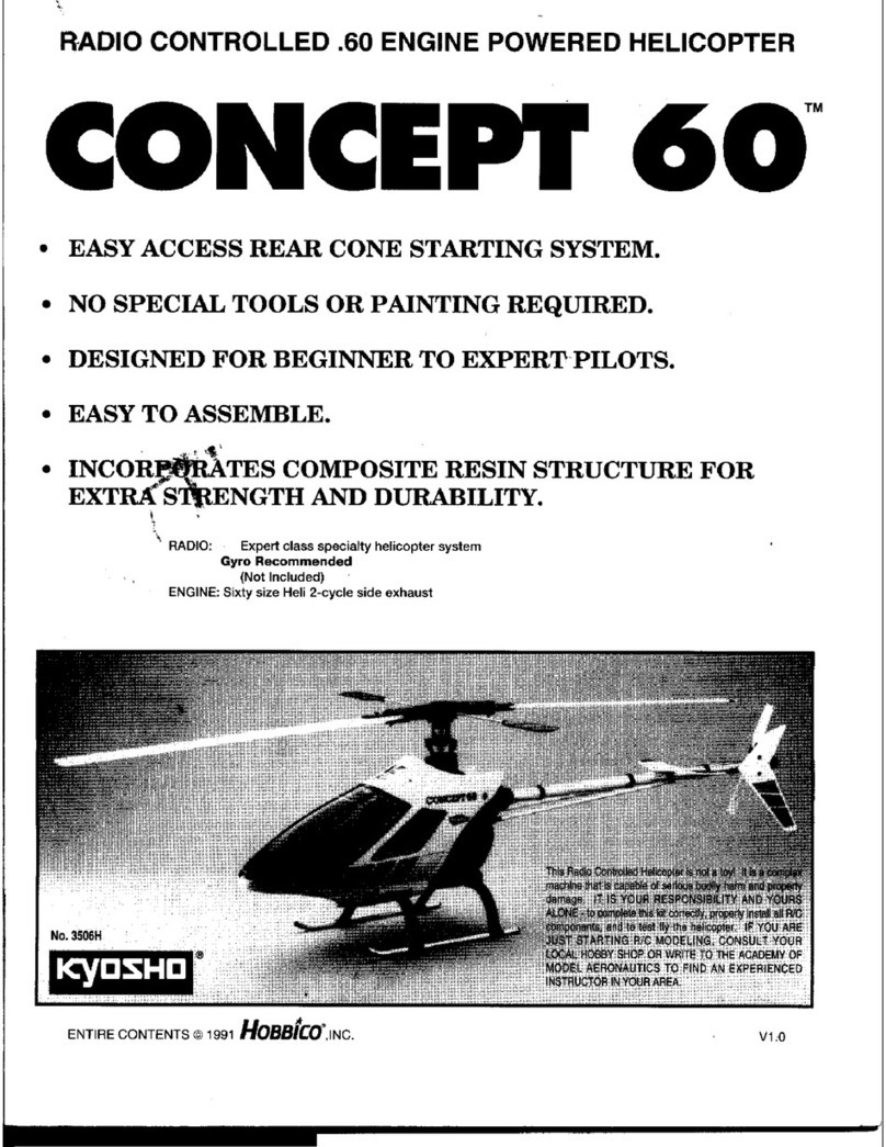 Hobbico Concept 60 User manual