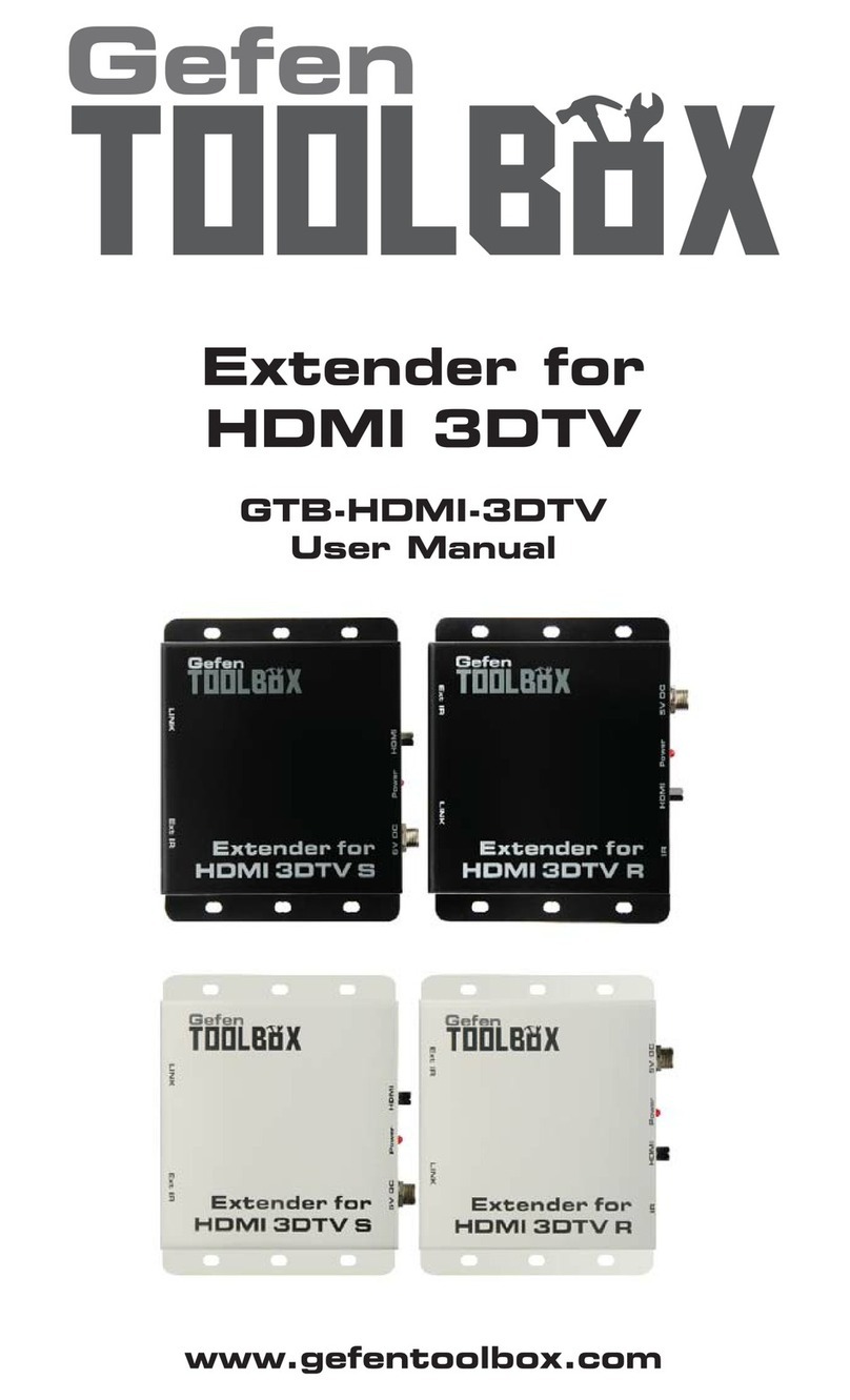 Gefen Toolbox GTB-HDMI-3DTV user manual