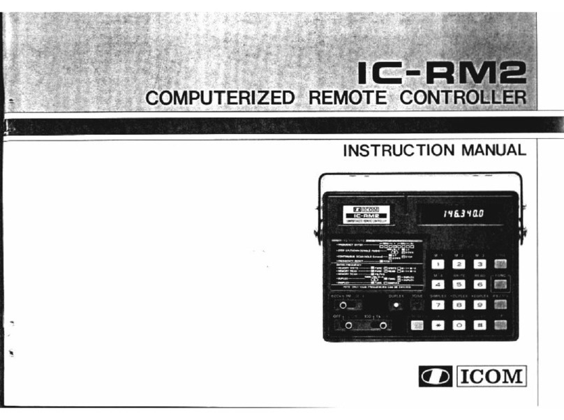 Icom IC-RM2 instruction manual
