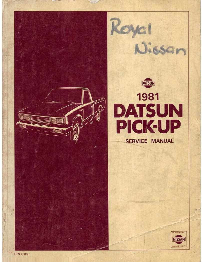 Datsun 1981 Pick-Up User manual