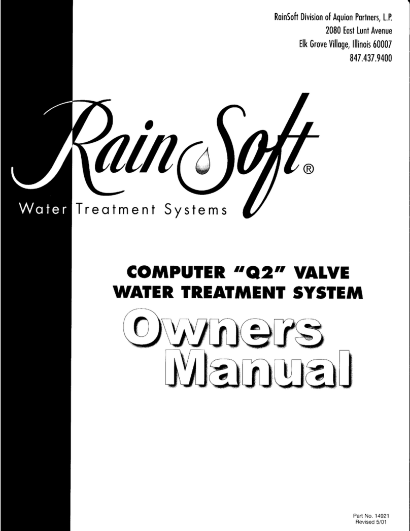 Rain Soft AQ32T User manual