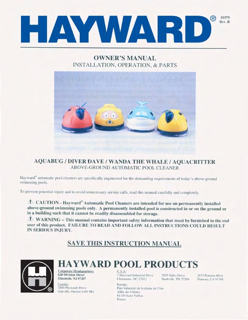 Hayward Aquabug owner's manual