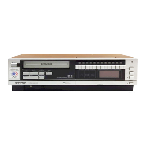 Sanyo VCR 4500 User manual