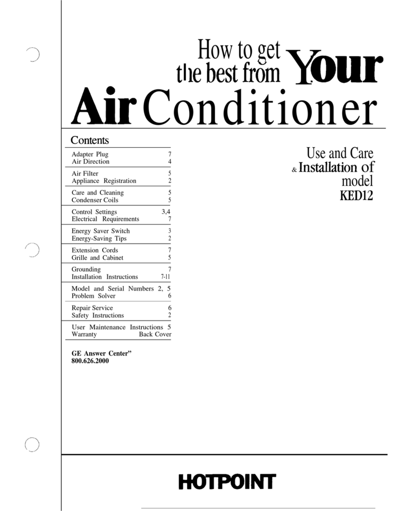 Hotpoint KED12 Installation guide
