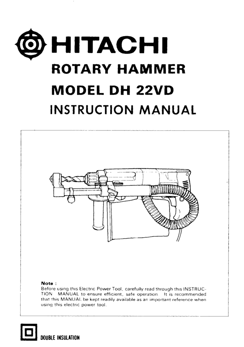 Hitachi DH 22VD User manual