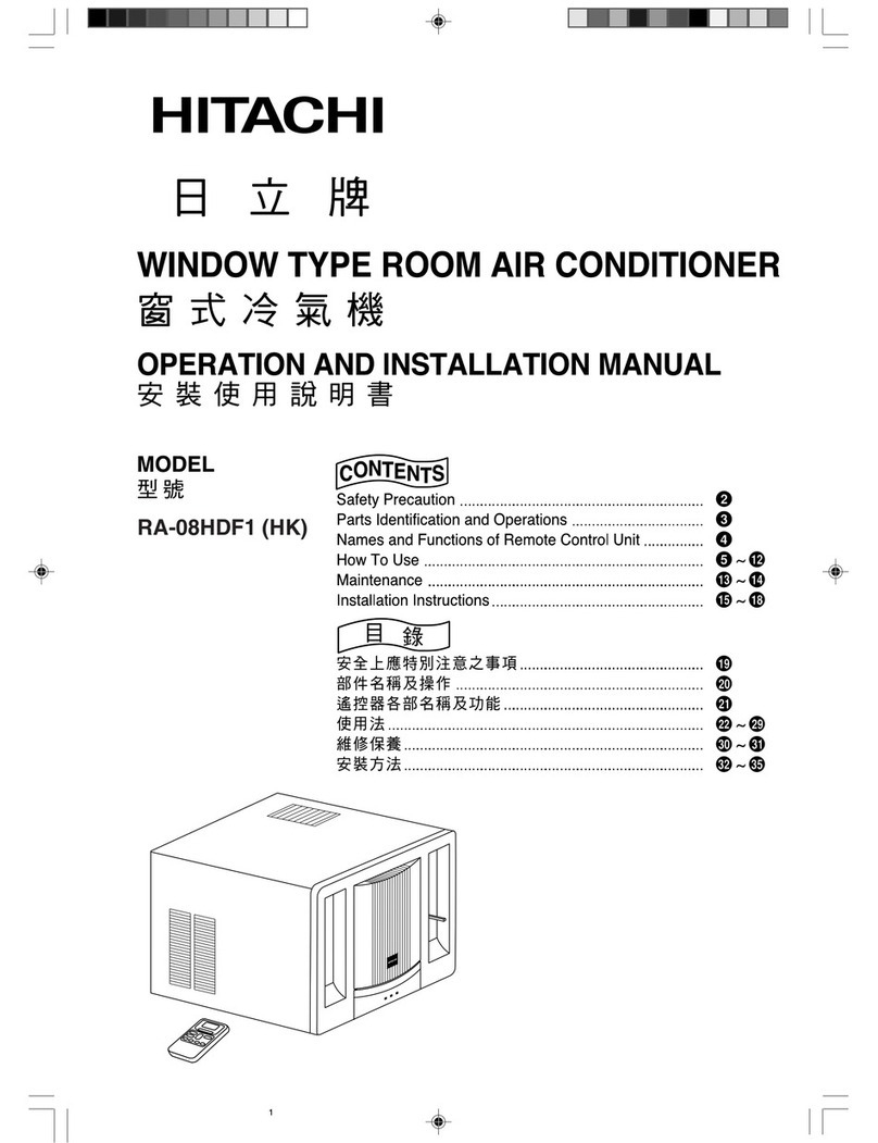 Hitachi RA-08HDF1 Specification sheet