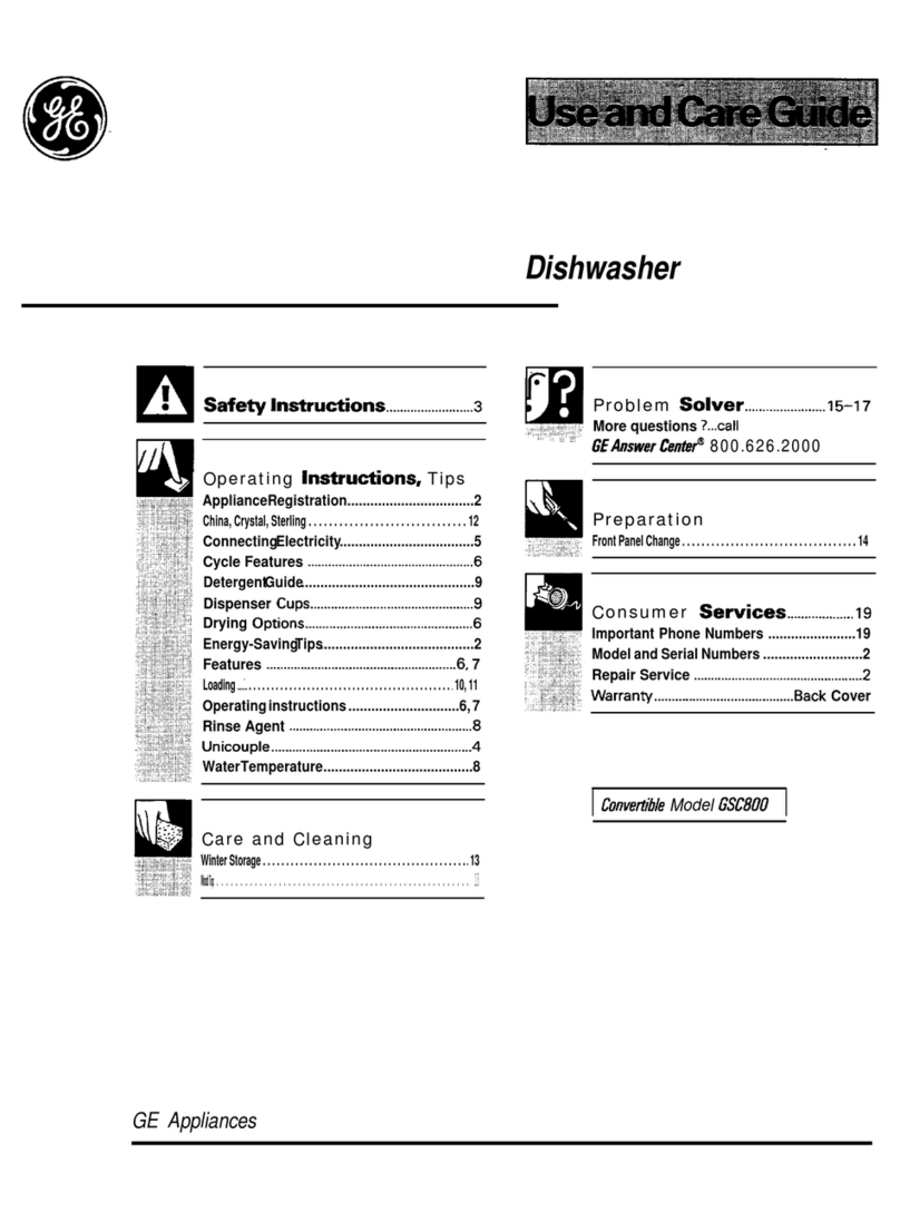 GE GSC800 User manual