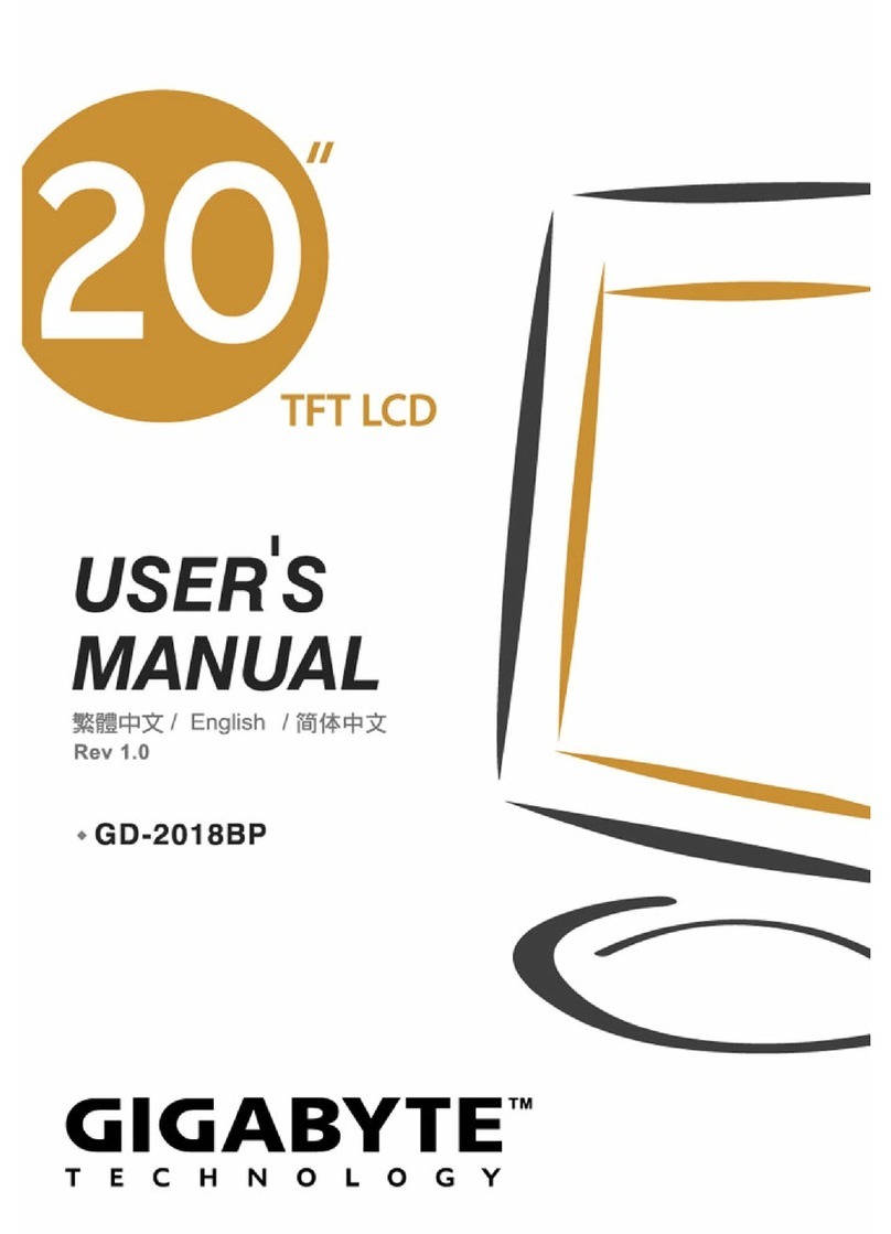 Gigabyte GD-2018BP User manual
