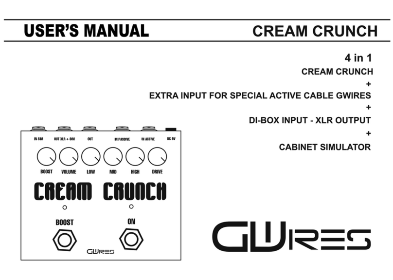 GWires Cream Crunch user manual