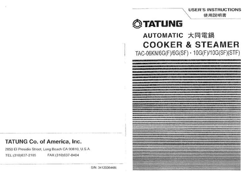 Tatung TAC-06KN User instructions