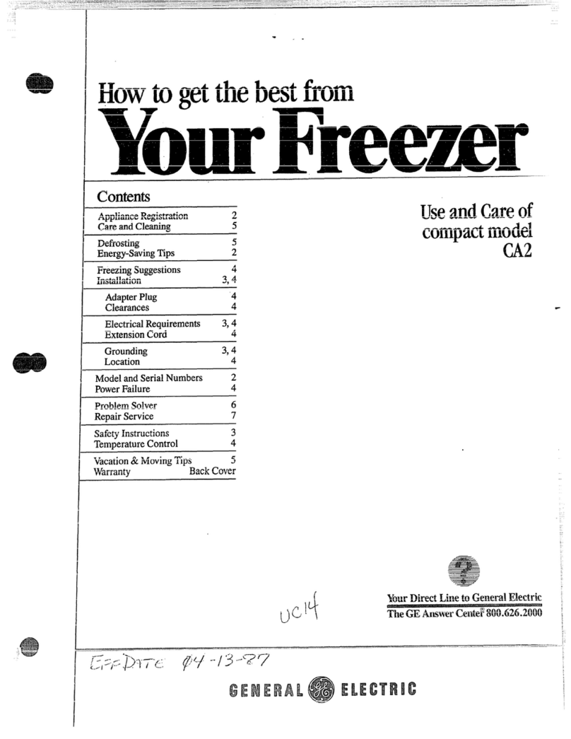 GE CA2 Installation instructions
