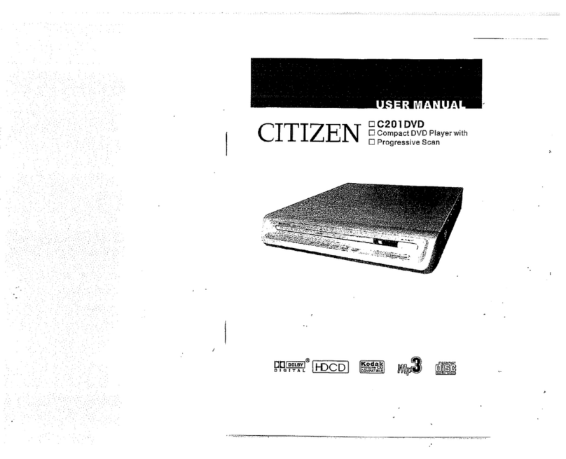 Citizen C201DVD User manual Citizen C201DVD User manual