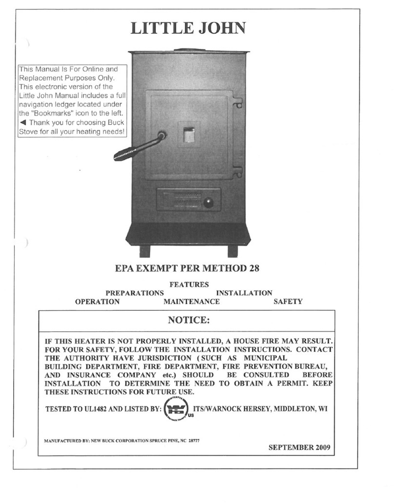 New Buck Corporation LITTLE JOHN instruction manual New Buck Corporation LITTLE JOHN instruction manual