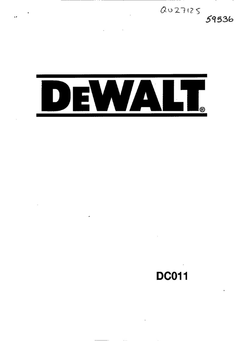 DeWalt DC011 manual