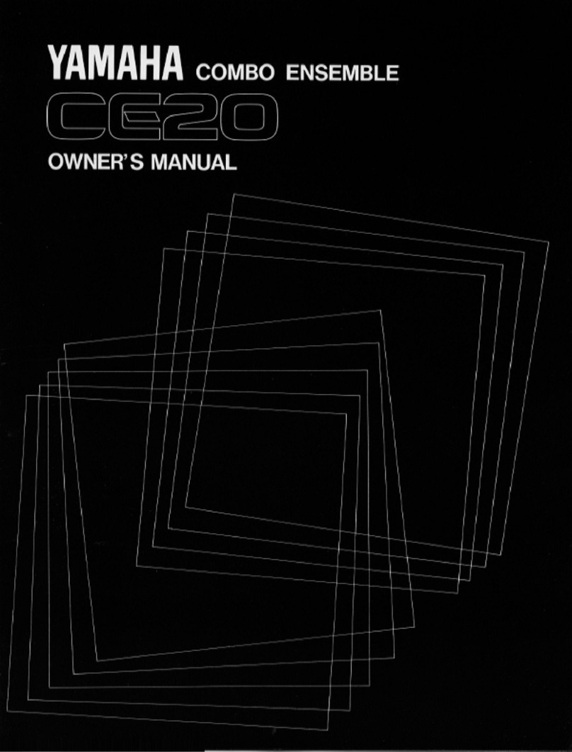 Yamaha CE20 User manual