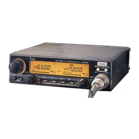 Icom IC-3230H User manual