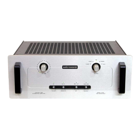 Audio Research CA50 User manual