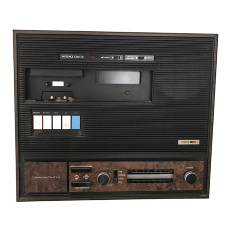 NuTone IM-313 Communicenter Service manual