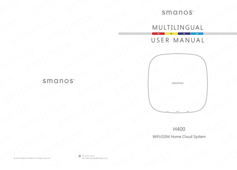 Smanos H400 User manual