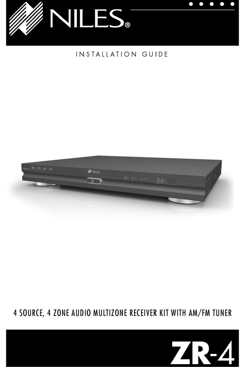 Niles ZR-4 SERIES User manual