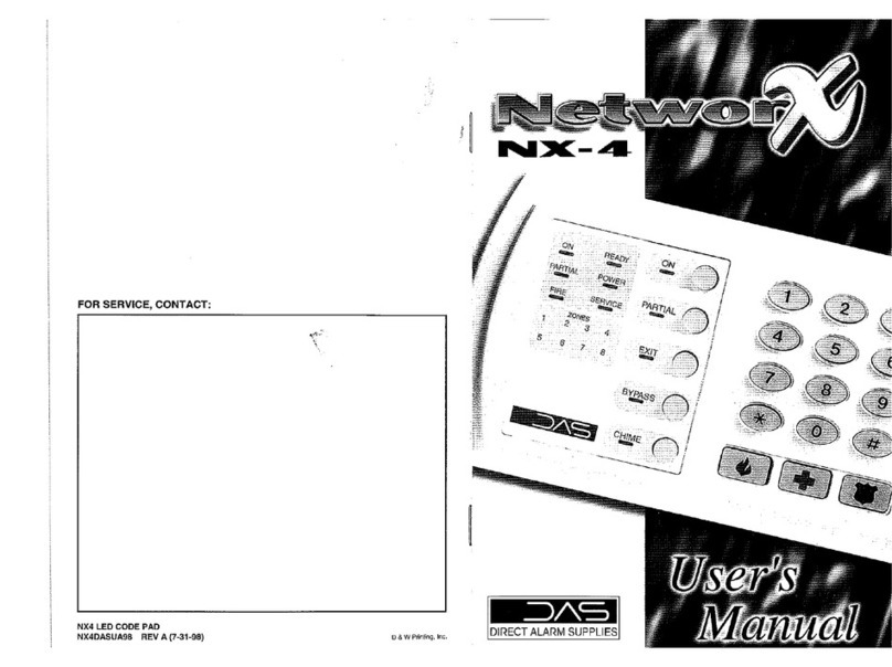 NetworX NX-4 user manual