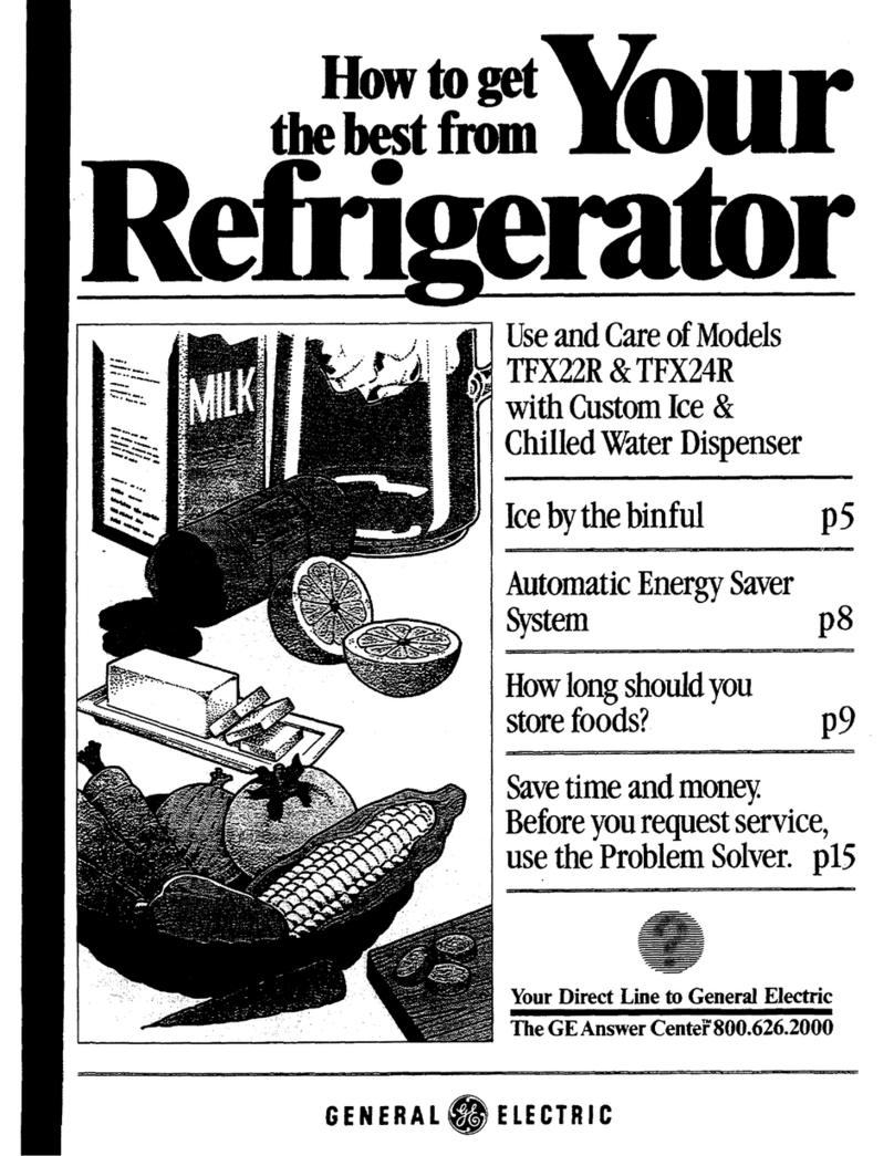 GE TFX22R Installation instructions