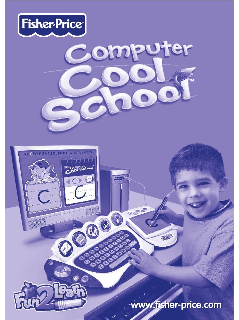 Fisher-Price Computer Cool School M6635 instructions