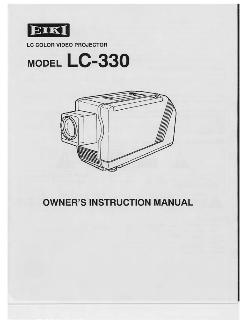 Eiki LC-330 Owner's instruction manual