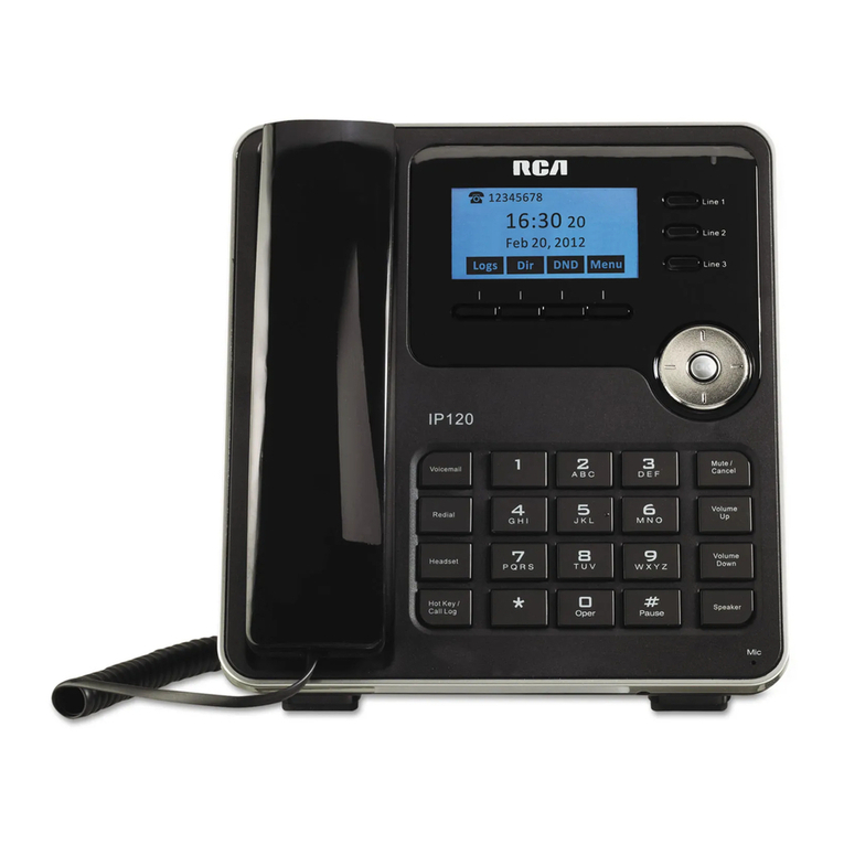 RCA IP 120S User manual