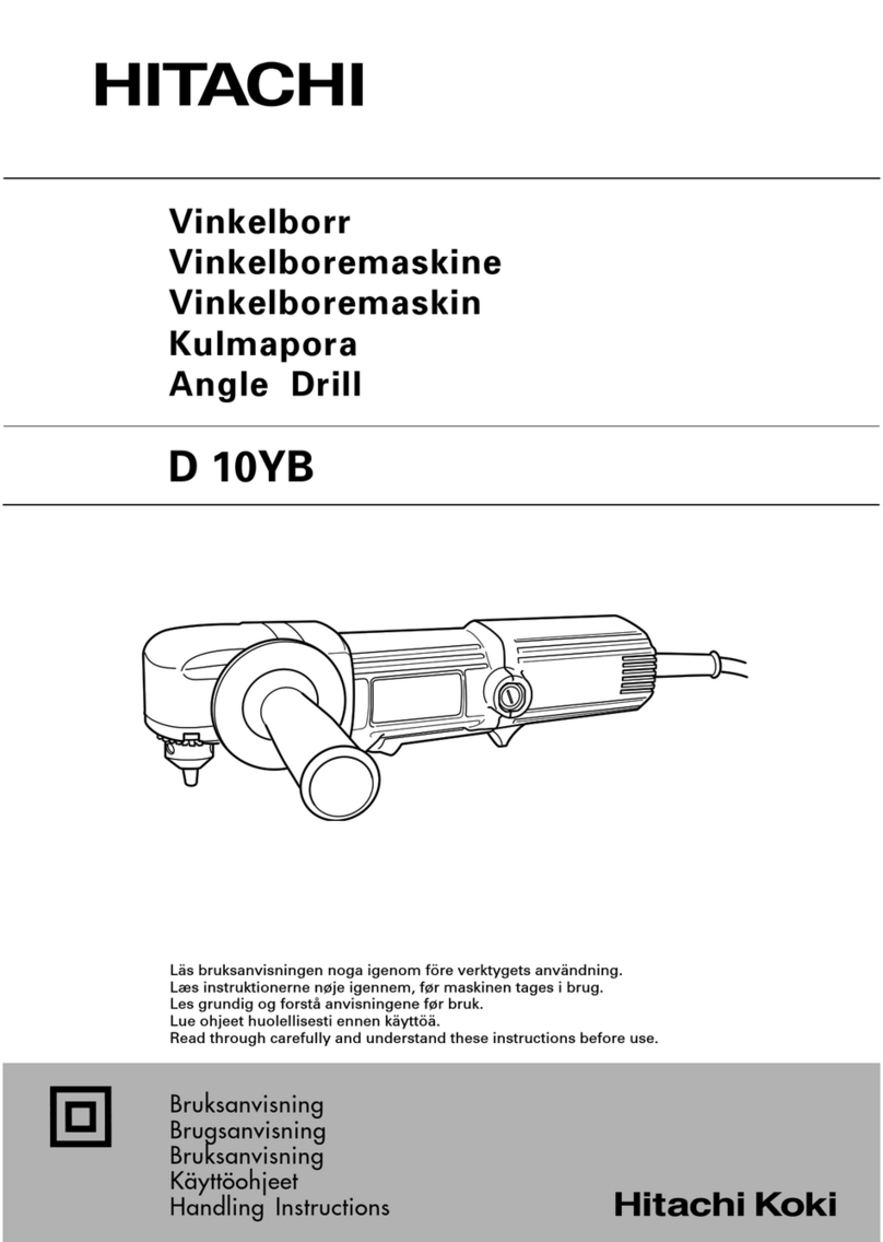 Hitachi D10YB User manual