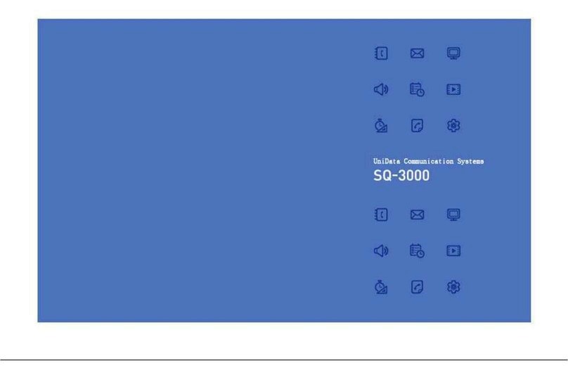 UniData Communication Systems SQ-3000 User manual