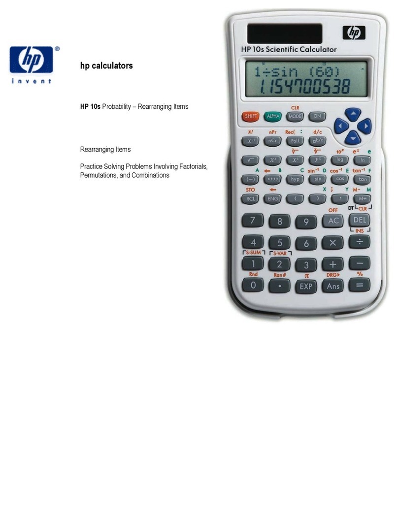 HP 10S Manual