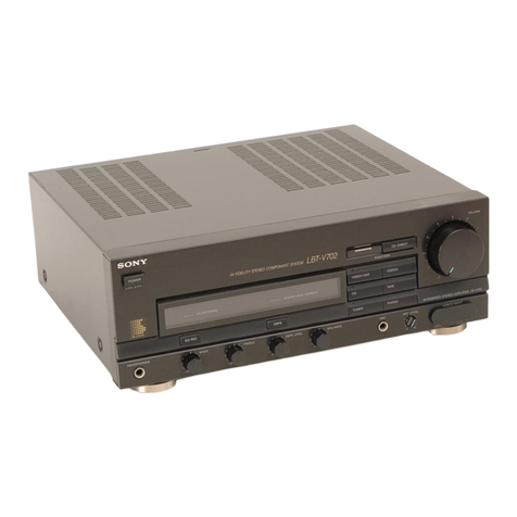 Sony TA-V702 User manual