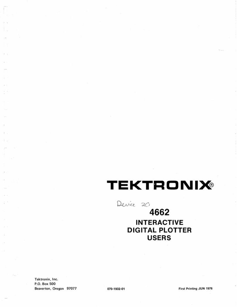 Tektronix 4662 user manual