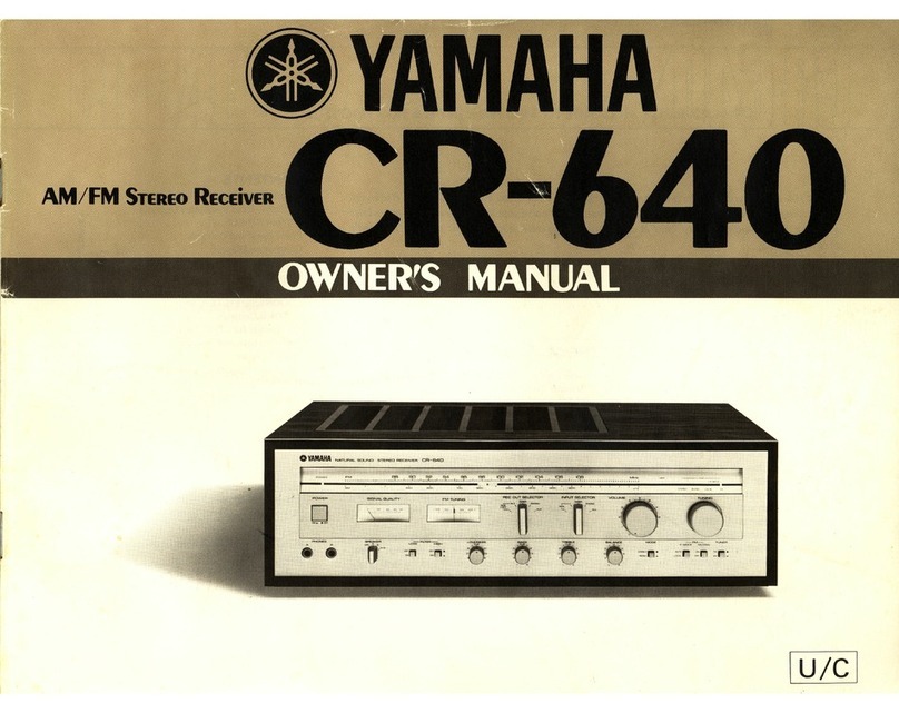 Yamaha CR-640 owner's guide