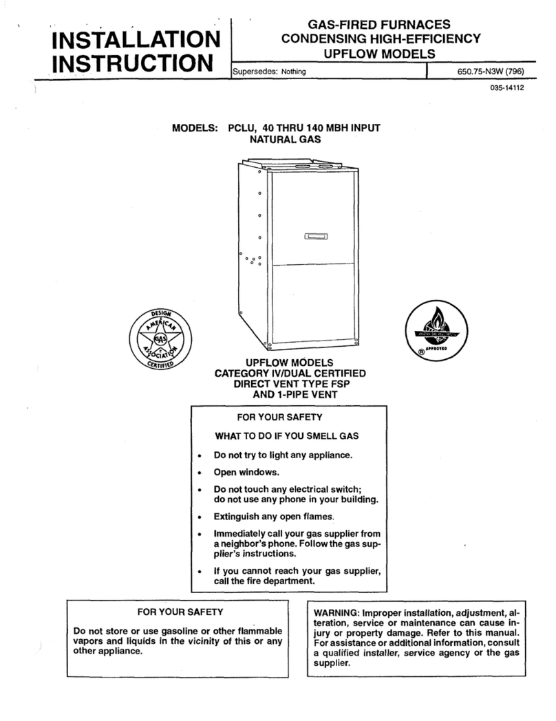 Fraser-Johnston PCLU-LD08N040 User manual