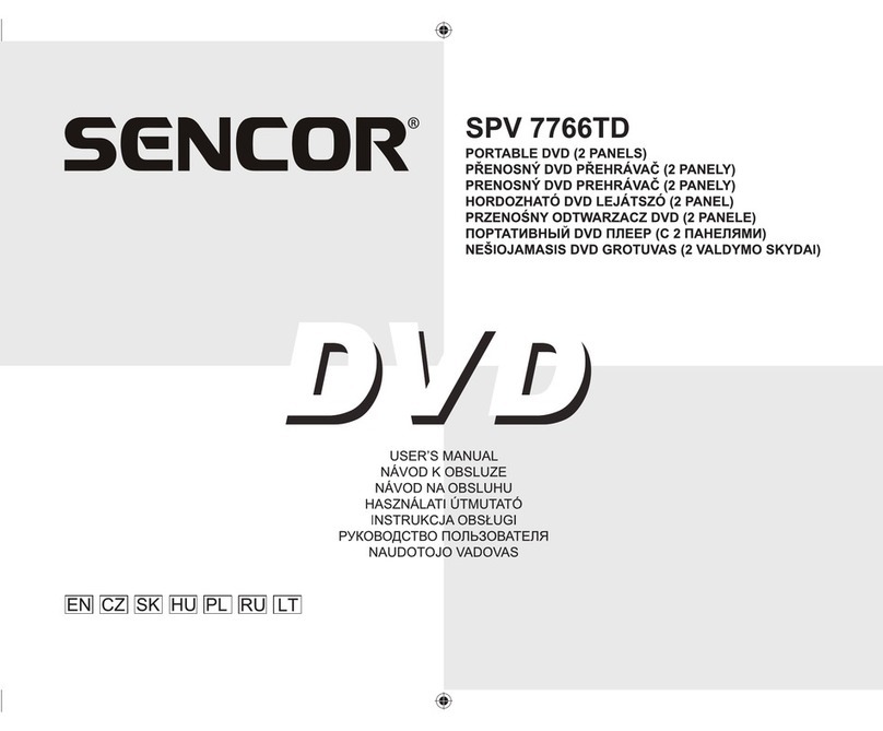 Sencor SPV 7766TD User manual