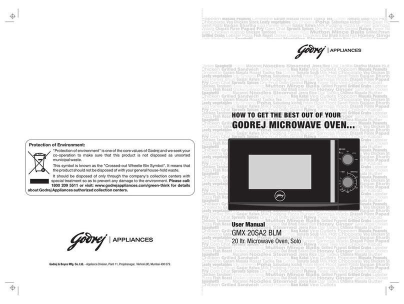Godrej GMX 20SA2 BLM user manual