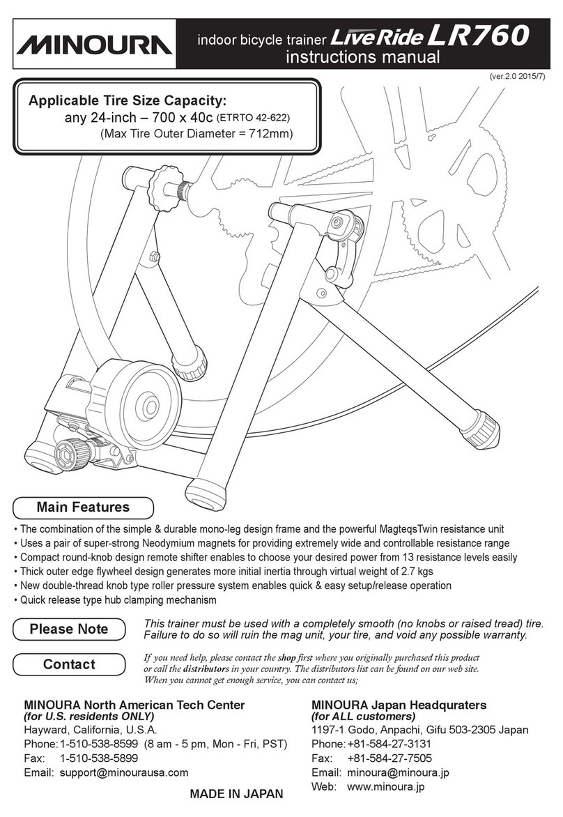 MINOURA LiveRide LR760 User manual