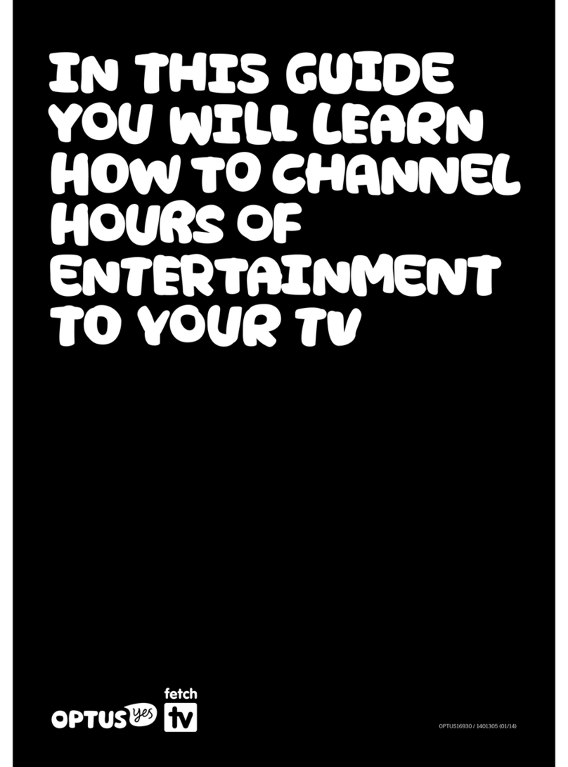 Optus FetchTv GEN 1 user guide