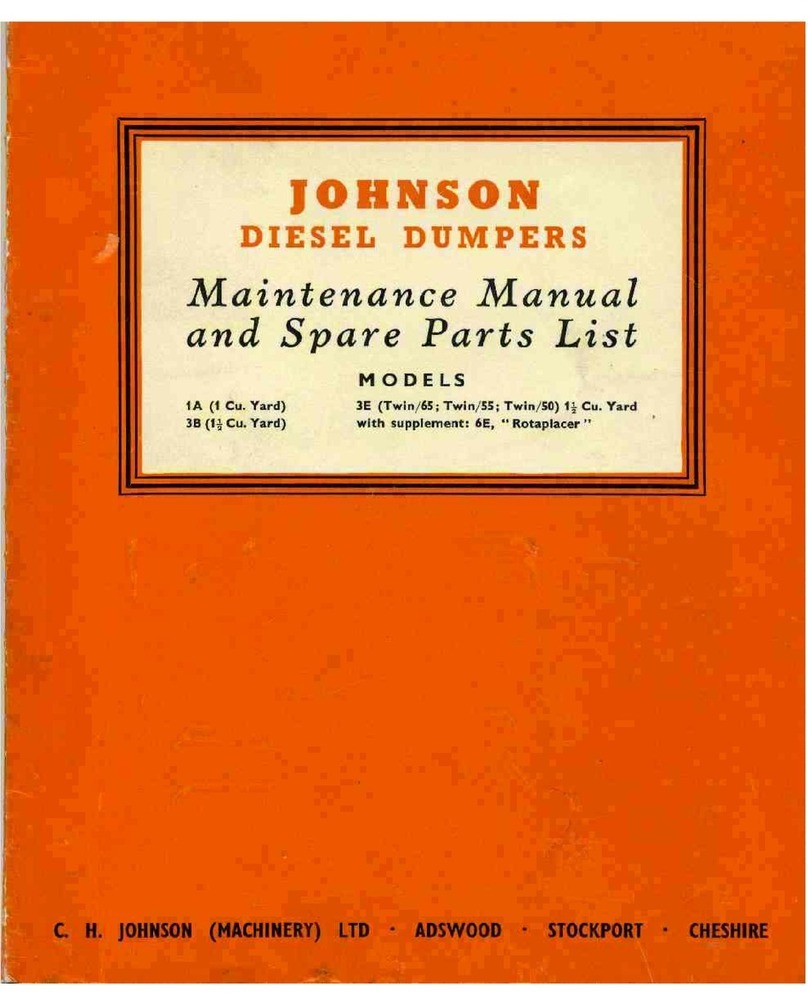 Johnson 1A Maintenance manual and parts list