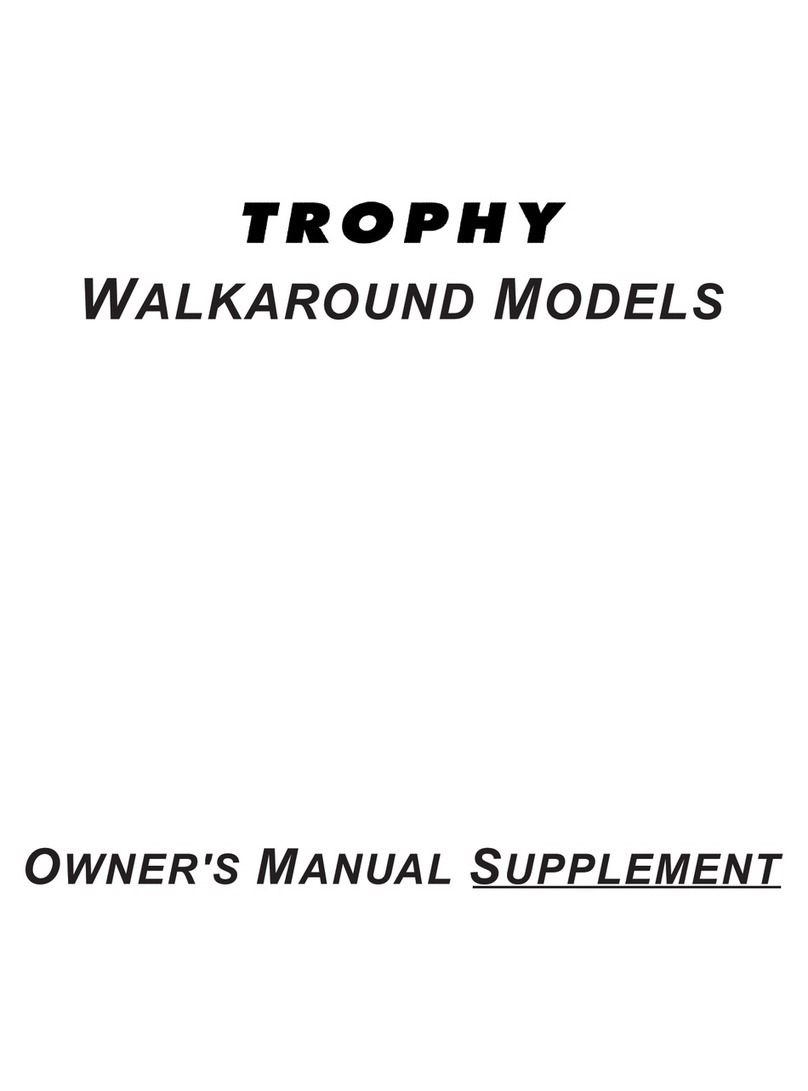 Trophy 1802 Owner's manual supplement