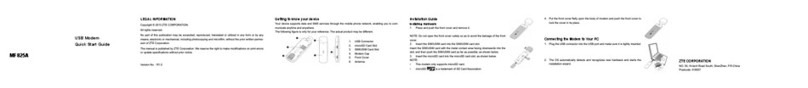 Zte MF825A User manual