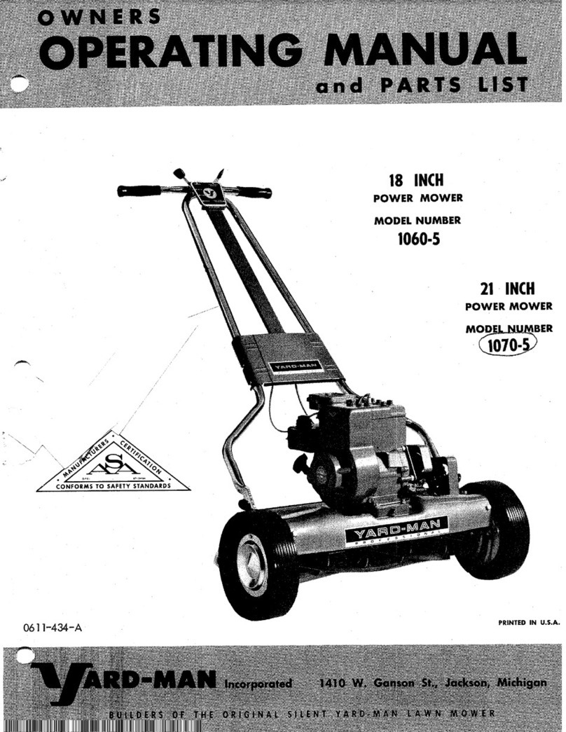 Yard-Man 1060-5 Operation manual