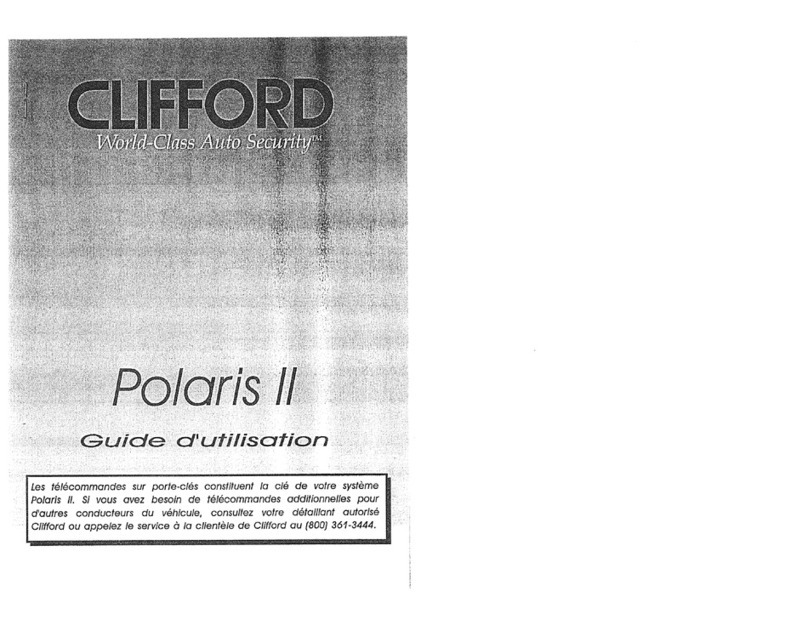 Clifford Polaris II User manual