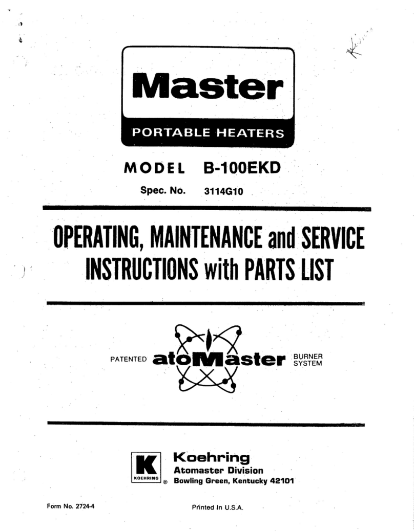 Master B-100EKD Manual