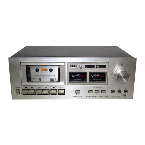 Pioneer CT-F500 User manual