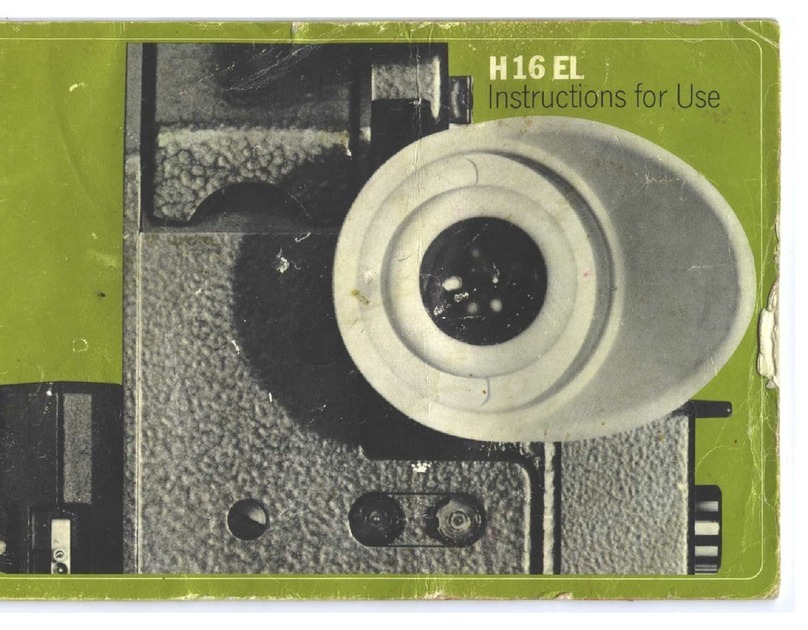BOLEX H 16 EL Instructions for use